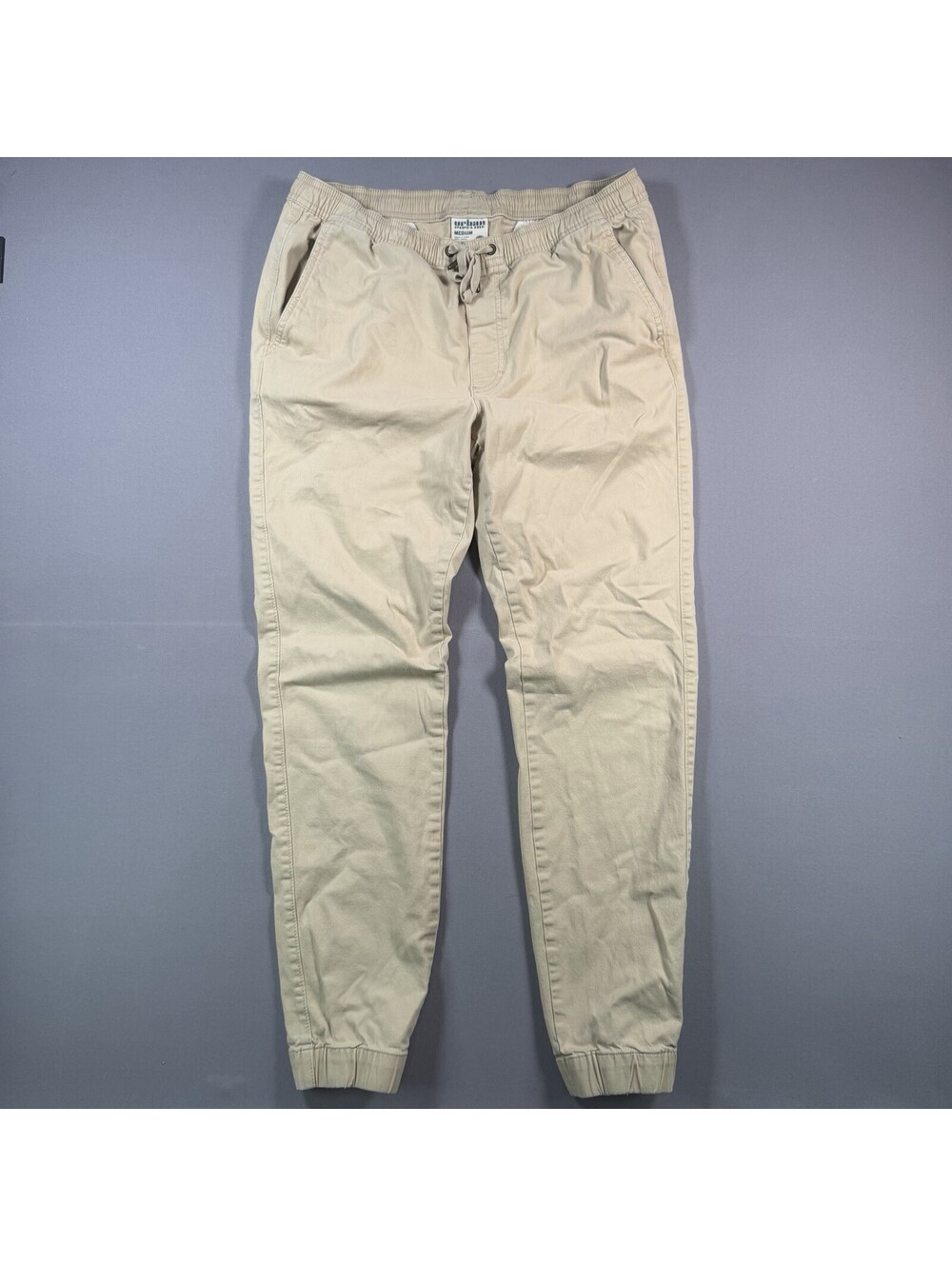 Urban Pipeline Jogger Stretch Tan Drawstring Khaki Pants Mens Size M 31x28